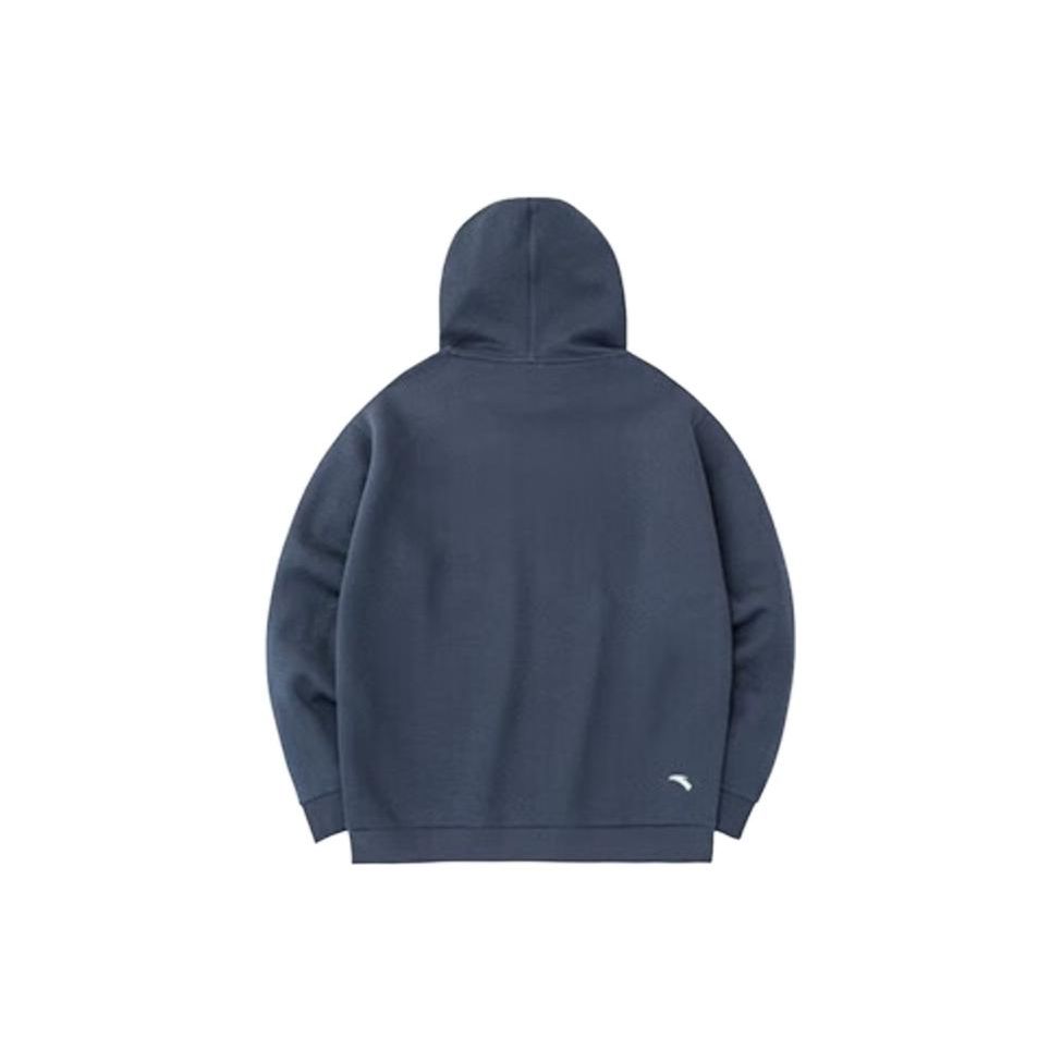 Anta Баскетбольная серия логотип письмо толстовка мужская толстовка краб-серый 152331733-5