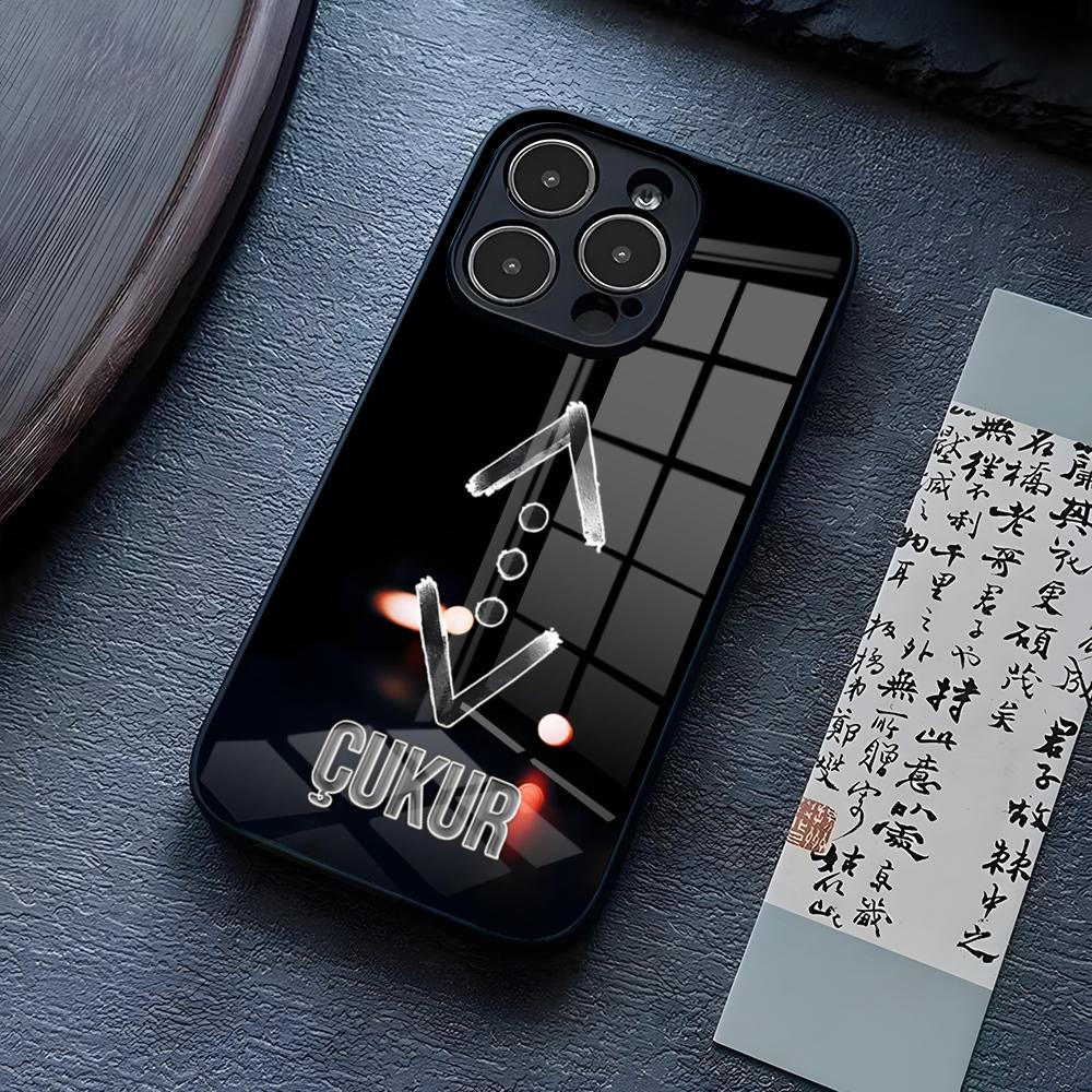 Чехол для телефона с изображением турецкого сериала 'Чукур' для IPhone 16 Pro Max 14 15 Plus 13 Mini 11 12 X XR XS 8 7 Plus SE Стеклянная крышка