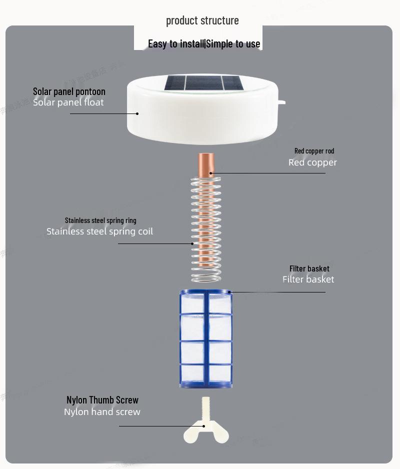 Солнечный ионизатор для бассейна