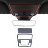 Black Titanium Front Reading Lamp Frame Cover Trim For Acura Integra 2023-2024