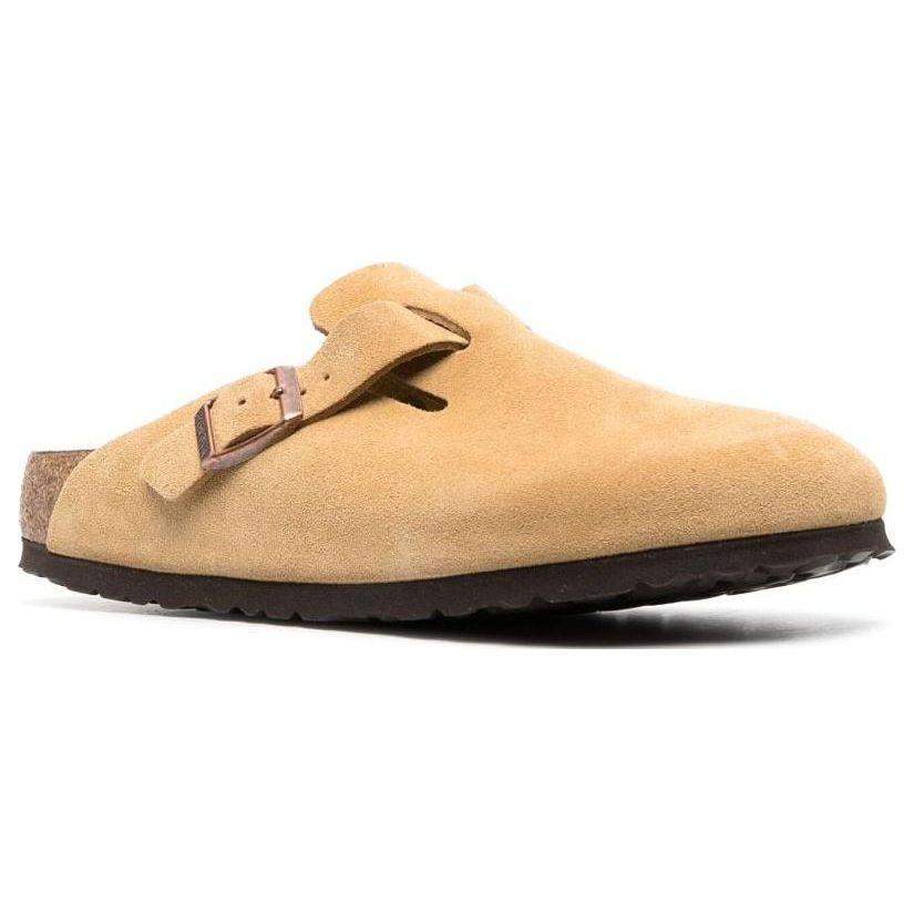 Birkenstock Женские кеды Boston из замшевой кожи, цвет Латте Крем, 1026164