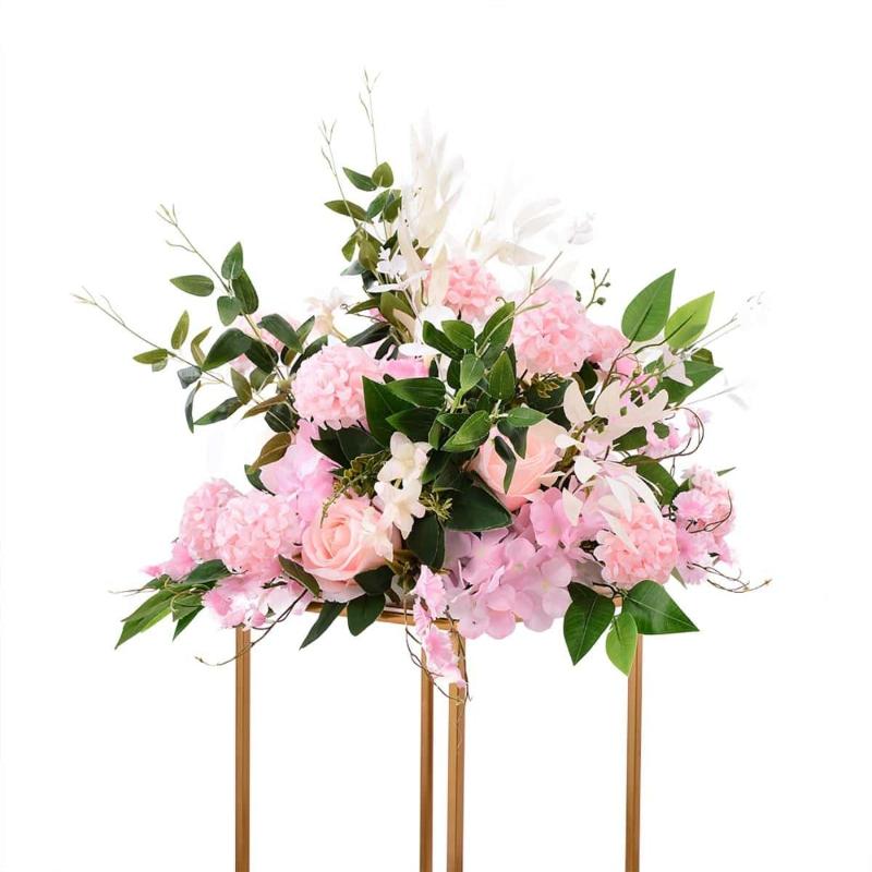 1 шт. 40 см цветочные шары, свадебные розы, центральные элементы, искусственные цветы, искусственные цветочные композиции для свадебной вечеринки, украшения для стола, сделай сам