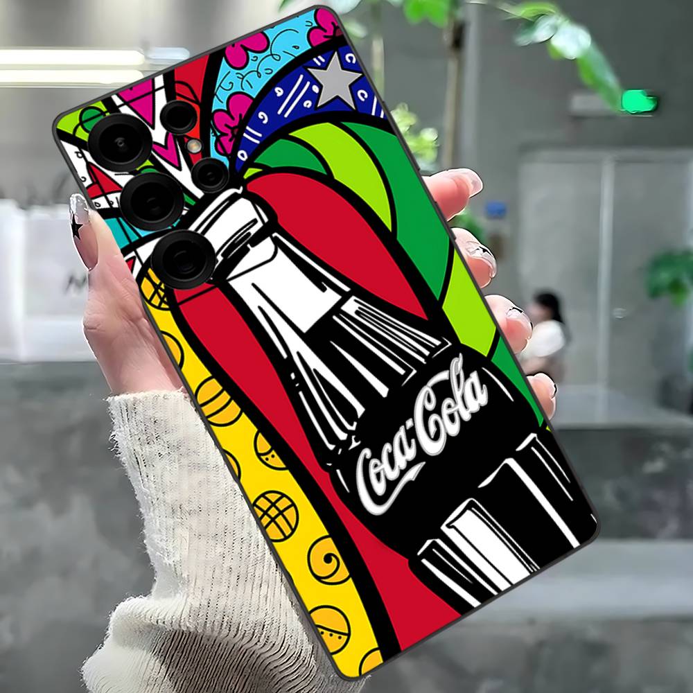 Coca-cola Vintage Phone Case For Samsung S 24 Fe 25 Ultra Plus 20 Lite 21 30 22 23 24 22 Ultra 5G Fundas