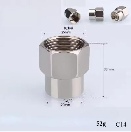 201 Stainless Steel 1/2" 3/4" BSP Male Female Thread Reducing Elbow Tee Coupler Butt Joint Plumbing Fittings