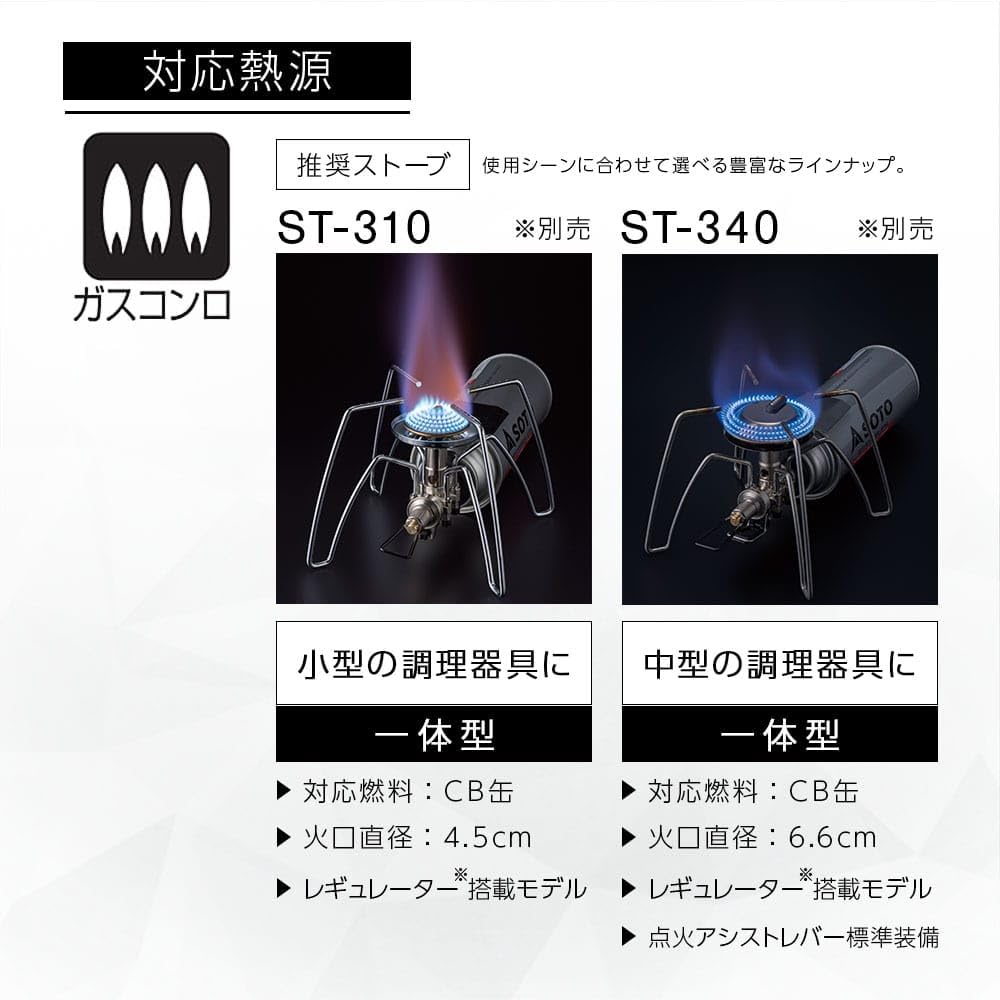 SOTO Minimal Cooker Square ST-3108 Silver Размер корпуса (при хранении) Ширина 14,7 x Глубина 14,7 x Высота 7,9 см