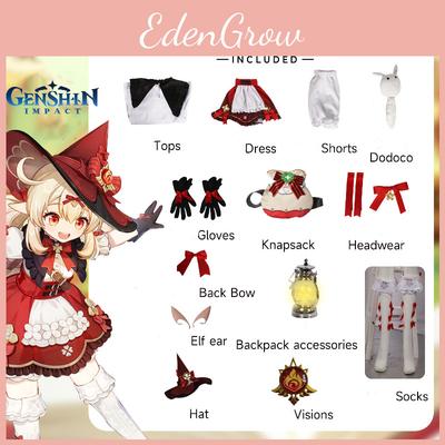 Оригинальный костюм богини для косплея для Genshin Impact, милый и свежий стиль