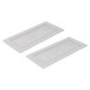 2pcs Baby Proofing Vent Covers Protective Silicone Safe Vent Covers for Home Floor Grey