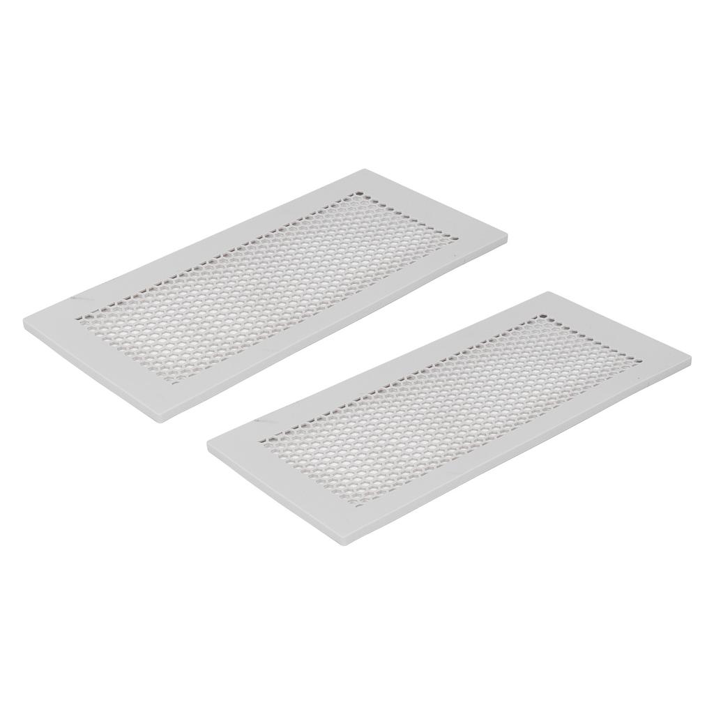 2pcs Baby Proofing Vent Covers Protective Silicone Safe Vent Covers for Home Floor Grey