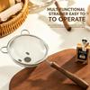 Fine Filter Strainer 304 Stainless Steel Wooden Handle Complementary Food Soybean Milk Filter Residue Spoon