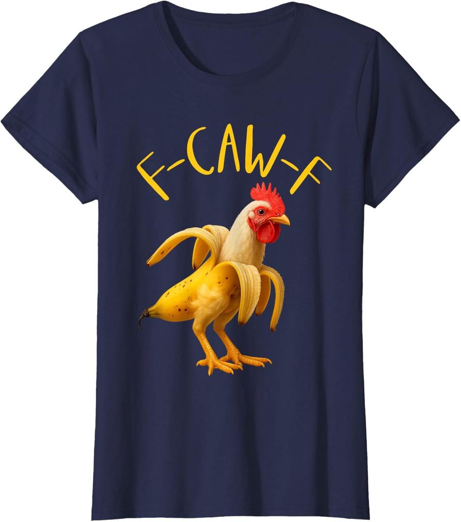 Funny Fcawf Crow Banana Big And Tall Chicken Unisex Tshirt