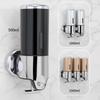 Soap Dispensers Shampoo Dispenser Hotel Bathroom Toilet Wall-mounted Shampoo Shower Gel Press Box Soap Pump Barrel Hand Liquid