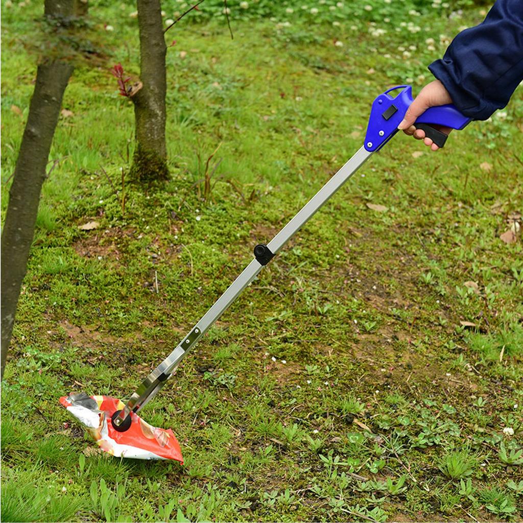 32-дюймовая складная толстая алюминиевая палка для сбора мусора - легкий мусор для пожилых людей