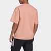 Adidas Originals Trefoil Solid Loose Sports Short Sleeve T-Shirt Men Tops Pink H11366
