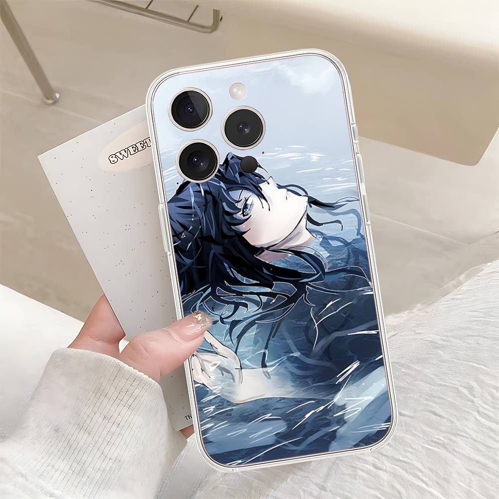 Милый Чехол для Телефона с Токито и Муичиро Для Iphone17 16 15 11 13 14 Pro Max 7 8 Plus X Xr Xs Max Se2020 12mini Прозрачный Чехол
