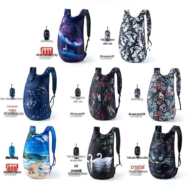 Ультралегкий складной рюкзак для спортзала и походов