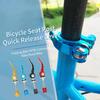 Quick Release Seat Post Clamp Wear-resistant Bike Seatpost Bolt Quick Release Lever  Bike Accessory