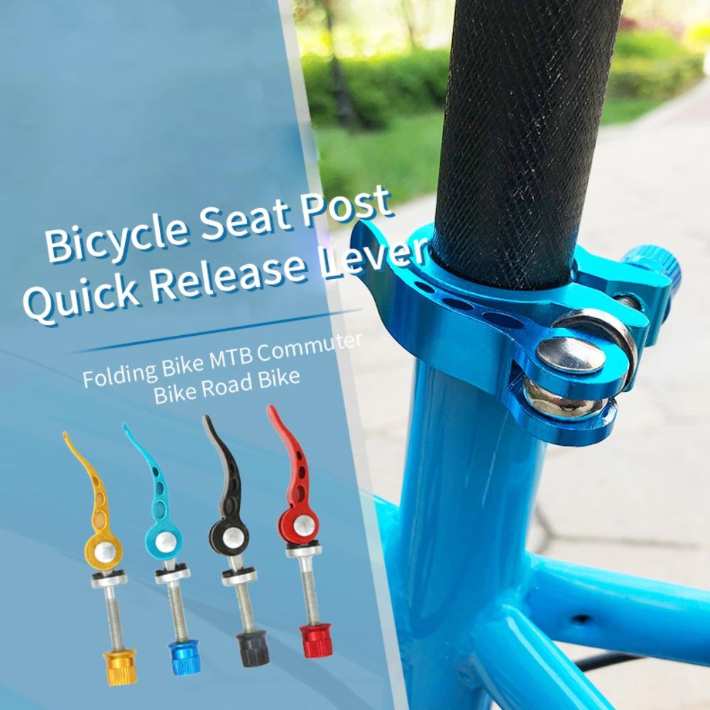 Quick Release Seat Post Clamp Wear-resistant Bike Seatpost Bolt Quick Release Lever Bike Accessory
