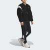 Adidas Originals X Feifei Ruan FW23, новогодняя двусторонняя куртка-бомбер из шерпа, куртка унисекс, черная IX4215