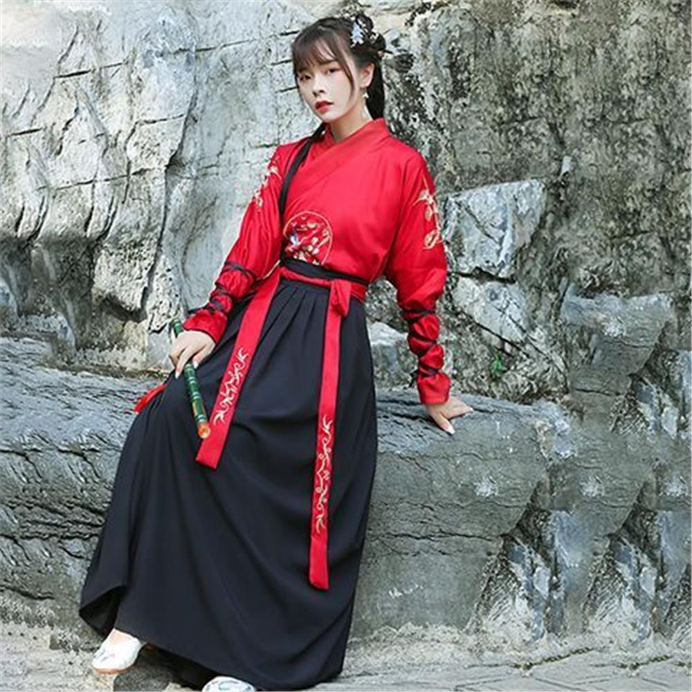 Мужская одежда в стиле боевых искусств Ханьфу, рыцарский красивый мужской костюм