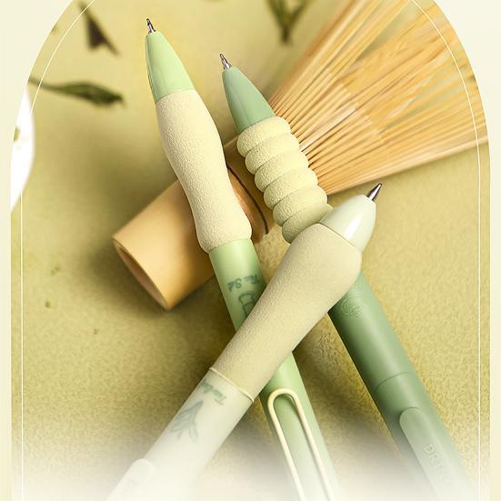 5Pcs Gel Pens Retractable Quick Dry Ink Pens 0.5mm Fine Point Black Ink Comfort Grip Smooth Writing Journaling Note Taking Pens School Office Supplies