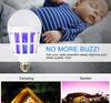 Mini LED Bulb Mosquito Killer Lamp IP67 Rated Insect Trap & Bug Zapper Light for Camping Fly Control