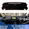 Для Honda Fit Jazz GR GS 2020 2021 2022 Чехол на приборную панель автомобиля Защитная накладка Покрытие платформы приборов Коврик Ковер Аксессуары