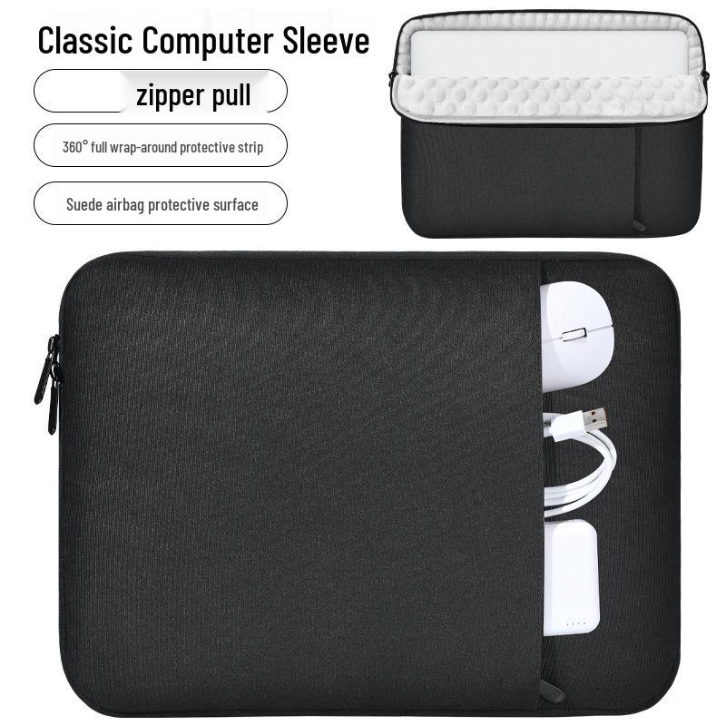 Shockproof Airbag Laptop Sleeve: 13, 14, 15.6, 17 Inch Full Protective Case