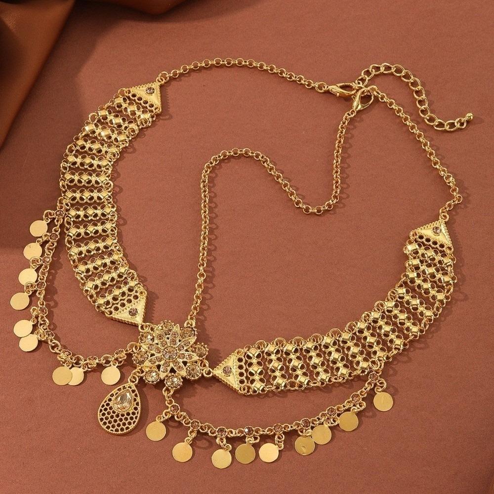 Gold Color Headdress Sequins Tassel Headband New Tassel Hair Jewelry Women Jewelry