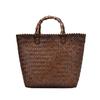 Women Woven Beach Straw Handbag Casual Handmade Hollow Out Rattan Shoulder Bags
