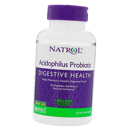 Пробиотики, Acidophilus Probiotic, Natrol  150капс (69358001)