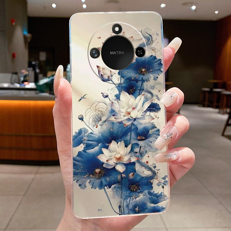 Чехол для Honor X9c Smart 5G Роскошный Дракон Милый Крутой Чехол для Телефона Мальчиков Девочек Задняя Крышка Honor X9cSmart Прозрачный Мягкий TPU Чехол