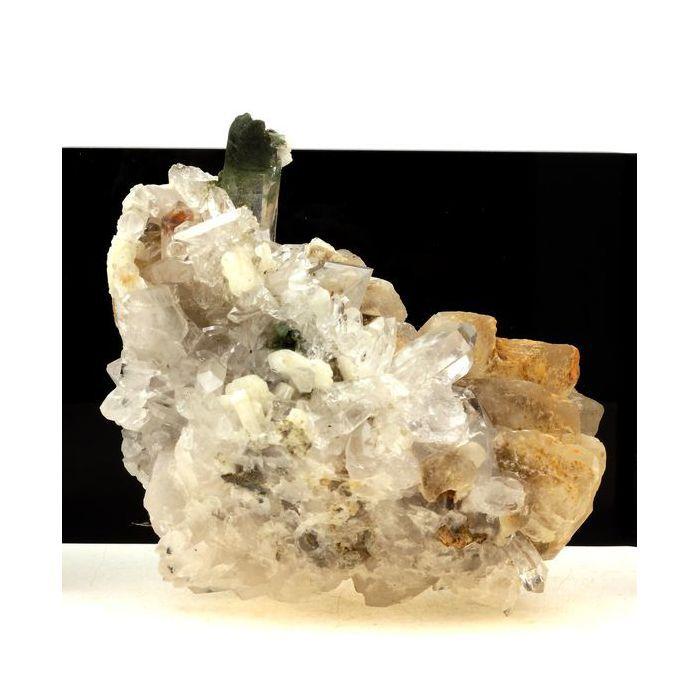 Pierres et Minéraux. Calcite, Quartz, Albite. 3626.0 ct. Massif des Grandes Rousses, Isère, France.