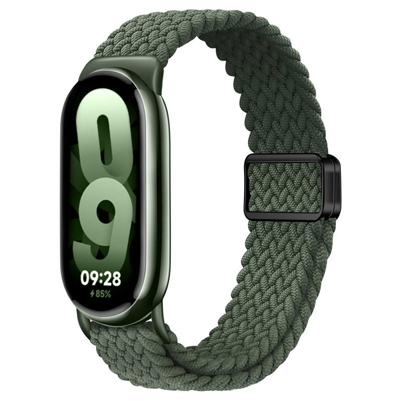 Плетеный нейлоновый ремешок для Xiaomi Watch 10/9/8 Магнитный ремешок-петля для Miband 10 9 8 NFC Спортивный браслет Замена для умных часов