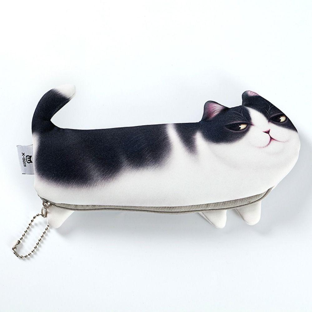 Funny Large Capacity Learning Office Supplies Pen Storage Stationery Bag Pencil Case Pen Bag