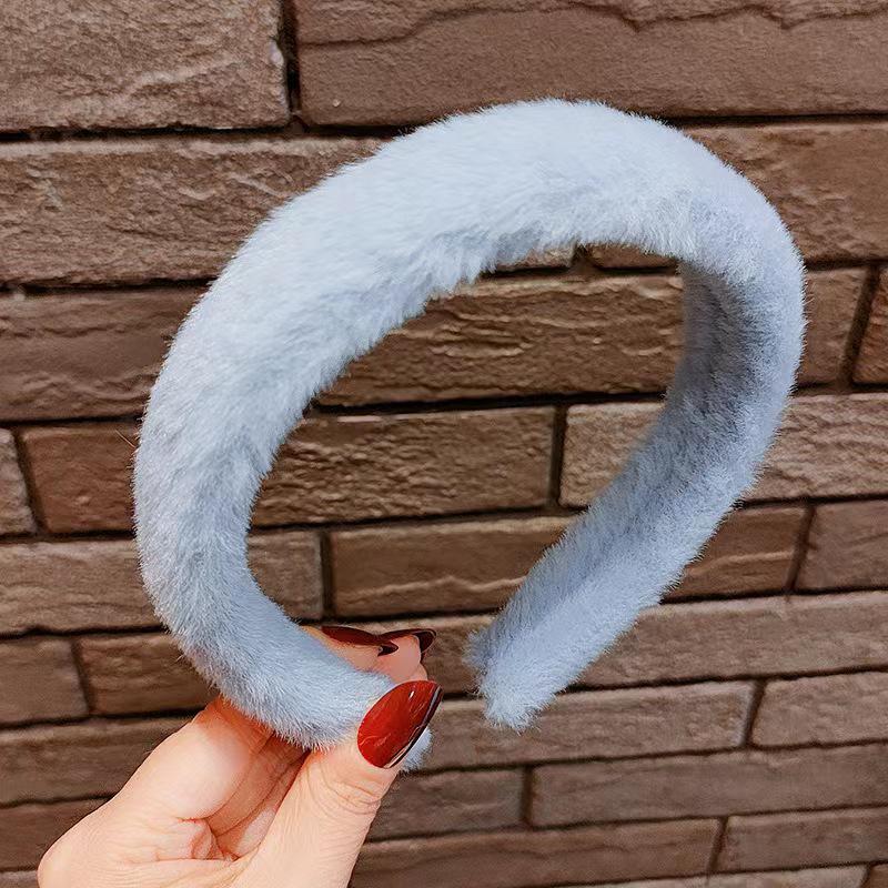 Очаровательная плюшевая повязка на голову с кроличьими ушками-сердечками для умывания лица - Милый мультяшный аксессуар для волос