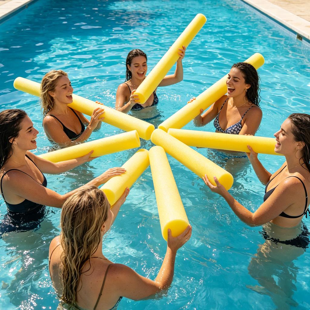 Solid Foam Pool Noodle 7 5x150CM Durable EVA Foam Float Stick for Swimming Water Activities and Pool Toys