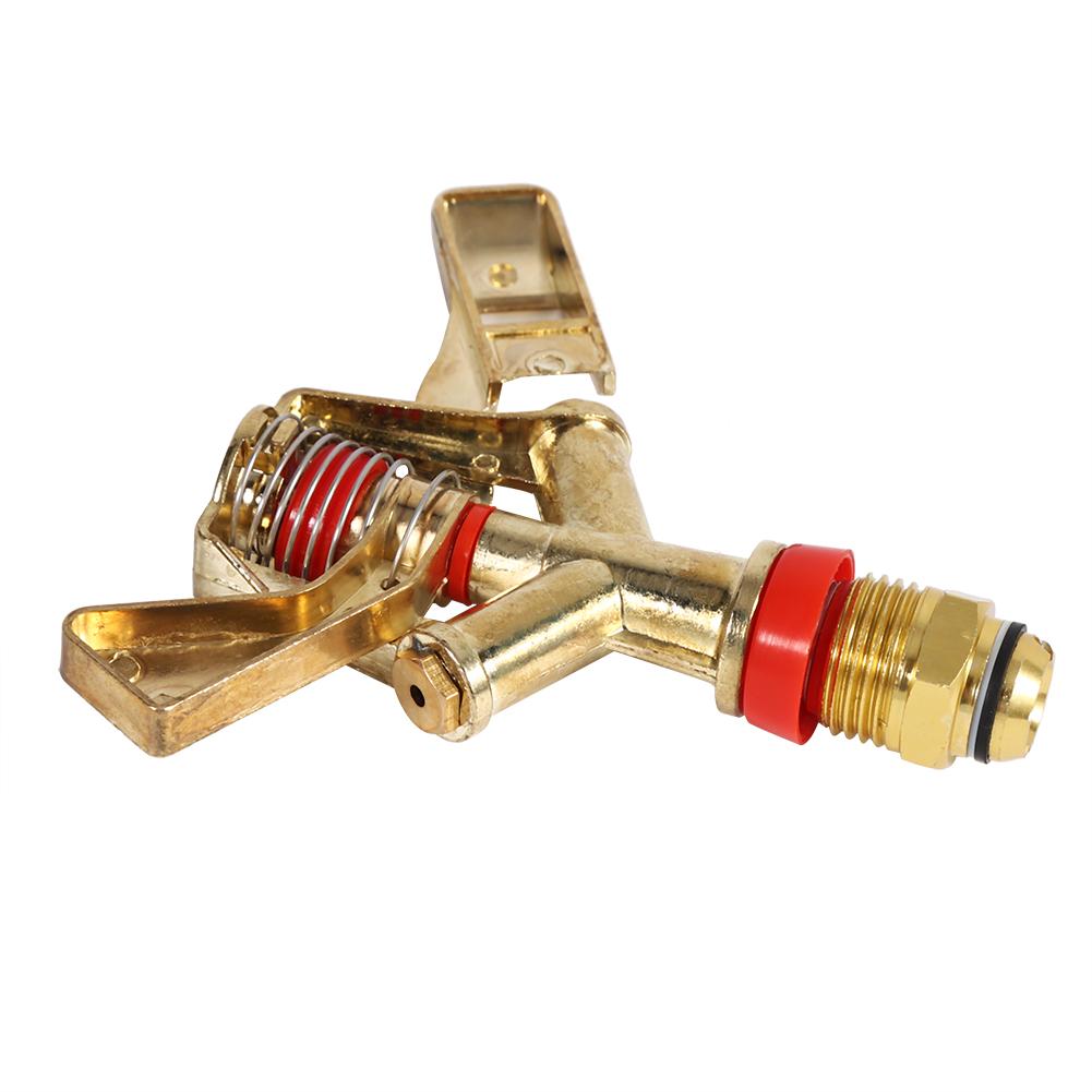 1/2 Inch Connector Brass Rotate Rocker Arm Water Sprinkler Spray Nozzle Garden Irrigation