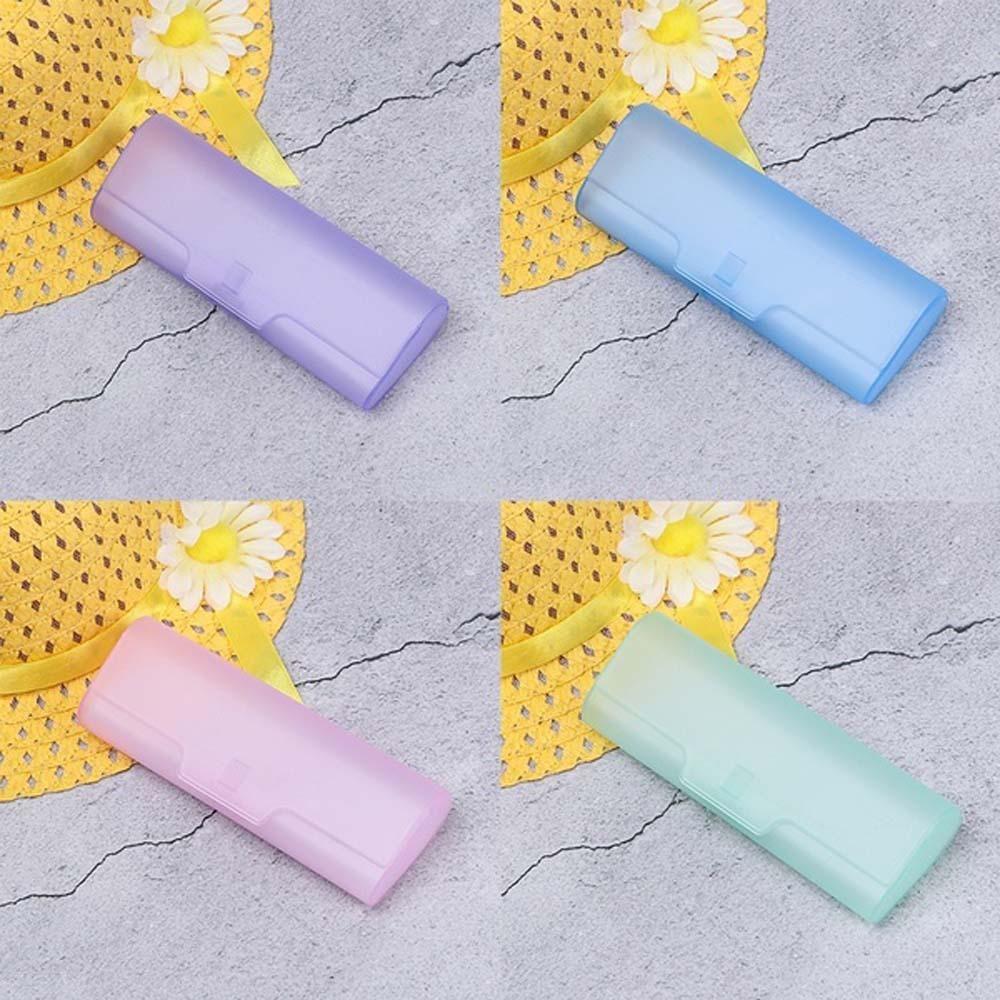 Пластиковый матовый жесткий футляр для очков для подростков и женщин Футляр для очков Футляр для очков для чтения Коробка для очков