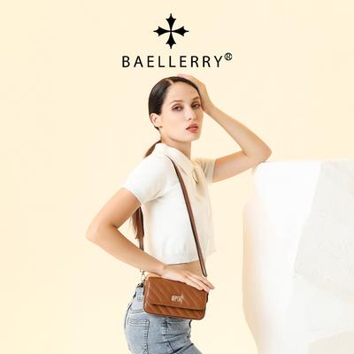Женская сумка Baellerry с застежкой в виде ромба, модная сумка через плечо, универсальная сумка на одно плечо