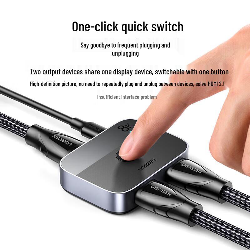 Ugreen Двунаправленный переключатель HDMI 2.1