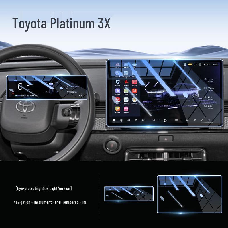 Защитная пленка из закаленного стекла для экрана центральной консоли Toyota Prius 3X