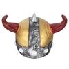Halloween mask, latex headgear, Viking-style helmet, suitable for bar parties, live performances, and masquerade balls