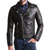 Men's Genuine Lambskin Black Leather Jacket Stylish Motorcycle Bomber Biker Outerwear MJ 220
