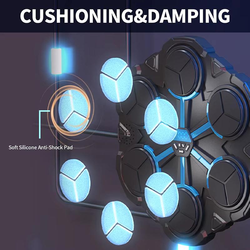 Музыкальный боксерский тренажер Bluetooth Музыкальный боксерский тренажер для взрослых детей Настенный Умная музыкальная боксерская игра Боксерское оборудование