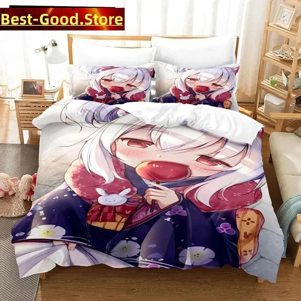 3D Печать Аниме - Azur Lane Комплект Постельного Белья Печатный Комплект С Наволочкой Покрывало На Подушку Постельное Белье Мягкий Односпальный Двуспальный Queen Super King