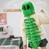 Плюшевый динозавр Лу Хань: Забавная шляпа и маска скелета