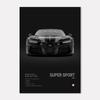 Знаменитые Автомобили Супер Спорт Настенный Арт Принт Постер M4 P1 DIVO STO SVJ Декорация Настенная Роспись Современный Домашний Декор Подарок на День Рождения Без Рамки