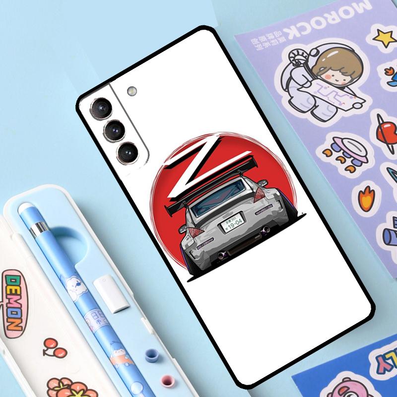 Sports Car JDM Drift 350Z 370Z Cover For Samsung Galaxy S23 S21 FE S20 FE S22 Plus Note 20 Ultra Note 10 S8 S9 S10 Plus Case