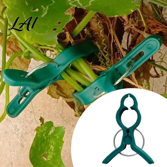 Elastic Plastic Plant Clips 20Pcs Support Clips Gentle Clamps Greenhouse Holders Tomato Cage for Climbing Vines Flowers Stems Professional Clamps