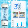 420ml Hydrogen Water Bottle Generator 3 Min Quick Electrolysis Hydrogen Cup SPE & PEM 1600ppb Hydrogen Ions Water Bottle for Purified Water